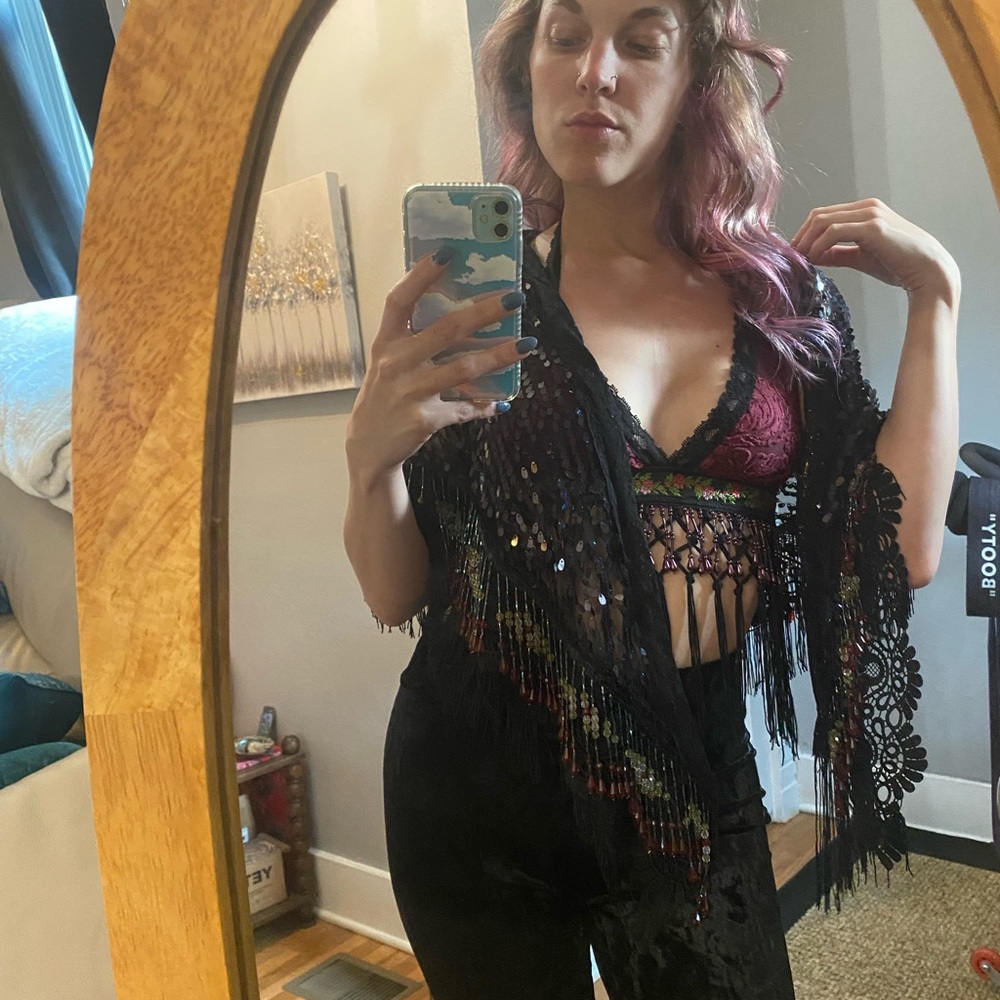 Disco Lemonade Rhiannon shawl